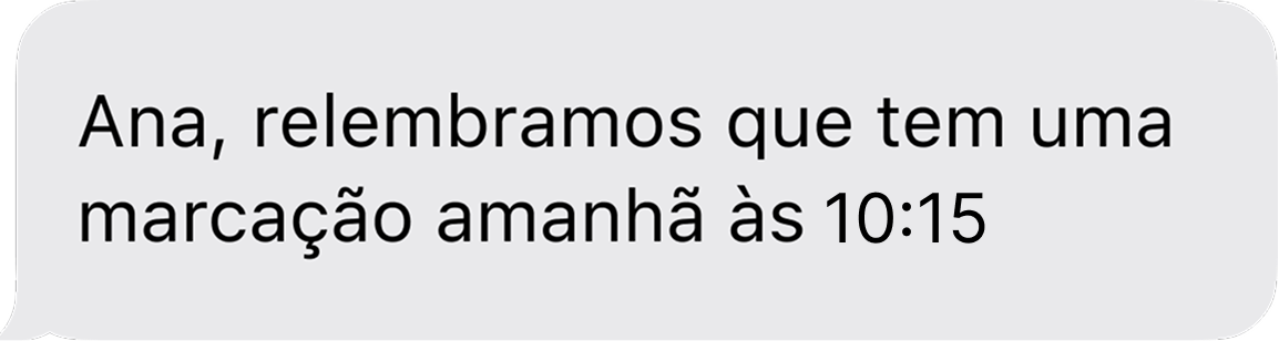 Qetra envia SMS automático